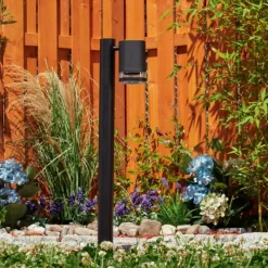 hofstein Borne lumineuse Amyton Noir, 1 lumière