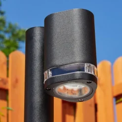 hofstein Borne lumineuse Amyton Noir, 1 lumière