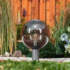 hofstein Borne lumineuse Bostarenga Anthracite, 1 lumière