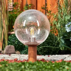 hofstein Borne lumineuse Bubodefo Brun, Couleur bois, 1 lumière