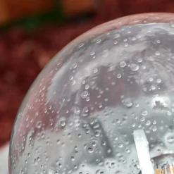 Lampes Vintages & Rétros-hofstein Borne lumineuse Bubodefo Brun, Couleur bois, 1 lumière, Détecteur de mouvement