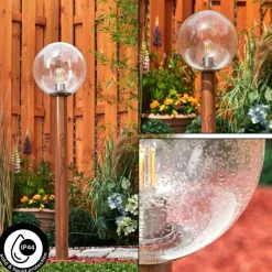 hofstein Borne lumineuse Bubodefo Brun, Couleur bois, 1 lumière