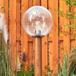 hofstein Borne lumineuse Bubodefo Brun, Couleur bois, 1 lumière