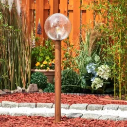 hofstein Borne lumineuse Bubodefo Brun, Couleur bois, 1 lumière