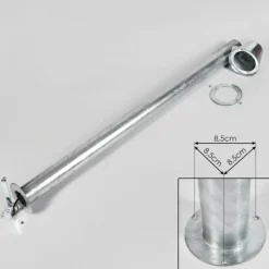 hofstein Borne lumineuse Cook Acier inoxydable, Zingué, 1 lumière