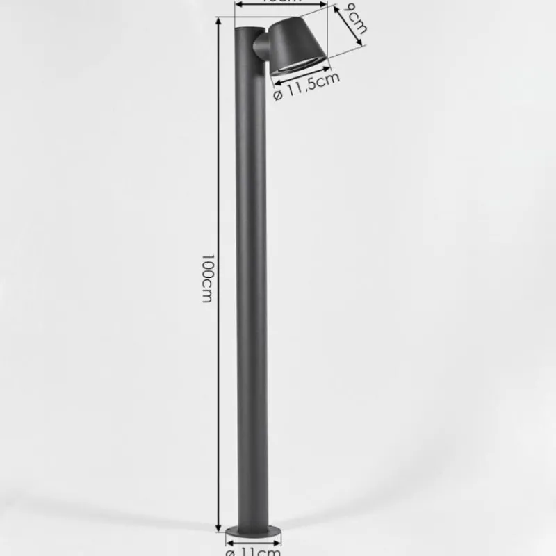 hofstein Borne lumineuse Cook Noir, 1 lumière