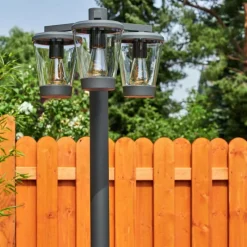 hofstein Borne lumineuse Eloida Anthracite, 3 lumières