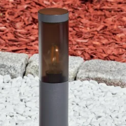 hofstein Borne lumineuse Gaborone Anthracite, Noir, 1 lumière