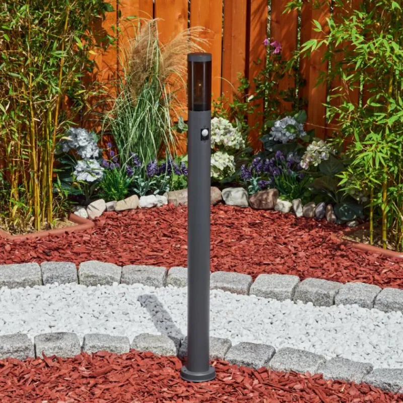 hofstein Borne lumineuse Gaborone Anthracite, 1 lumière, Détecteur de mouvement