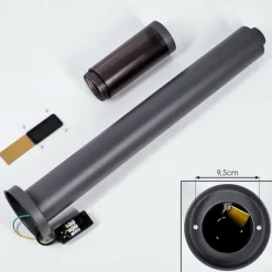 hofstein Borne lumineuse Gaborone Anthracite, 1 lumière