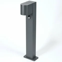 hofstein Borne lumineuse Kingstown Anthracite, 1 lumière, Détecteur de mouvement