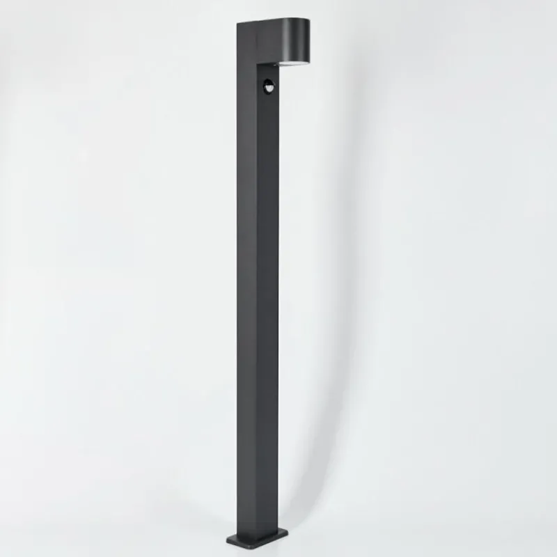 hofstein Borne lumineuse Kingstown Anthracite, 1 lumière, Détecteur de mouvement