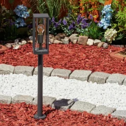 hofstein Borne lumineuse Oiba Anthracite, 1 lumière