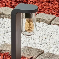 hofstein Borne lumineuse Radnor Anthracite, 1 lumière