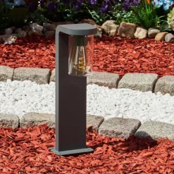 hofstein Borne lumineuse Radnor Anthracite, 1 lumière