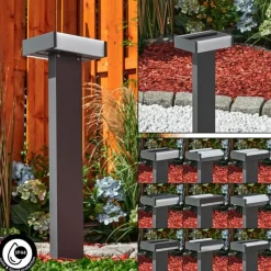 hofstein Borne lumineuse Ramalheira LED Anthracite, 1 lumière