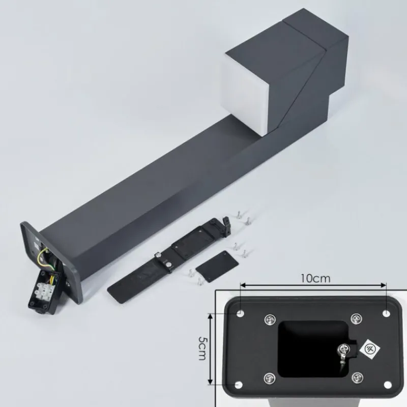 hofstein Borne lumineuse Toogong LED Anthracite, 1 lumière