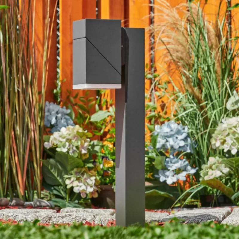 hofstein Borne lumineuse Toogong LED Anthracite, 1 lumière