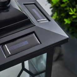 Luminaires Rustiques-hofstein Borne lumineuse Alavas LED Noir, 1 lumière