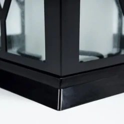 Luminaires Rustiques-hofstein Borne lumineuse Alavas LED Noir, 1 lumière