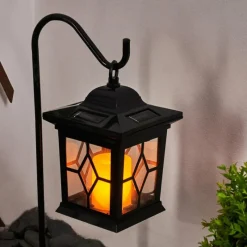 Luminaires Rustiques-hofstein Borne lumineuse Alavas LED Noir, 1 lumière