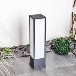 hofstein Borne lumineuse Apidou LED Anthracite, 1 lumière