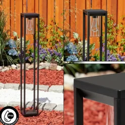 hofstein Borne lumineuse Baoshan Noir, 1 lumière