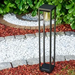 hofstein Borne lumineuse Baoshan Noir, 1 lumière