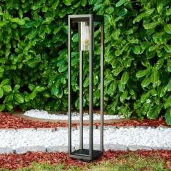 hofstein Borne lumineuse Baoshan Noir, 1 lumière