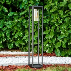 hofstein Borne lumineuse Baoshan Noir, 1 lumière