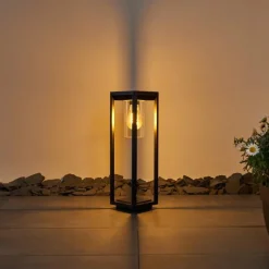 hofstein Borne lumineuse Baoshan Noir, 1 lumière