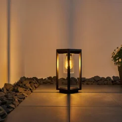 hofstein Borne lumineuse Baoshan Noir, 1 lumière