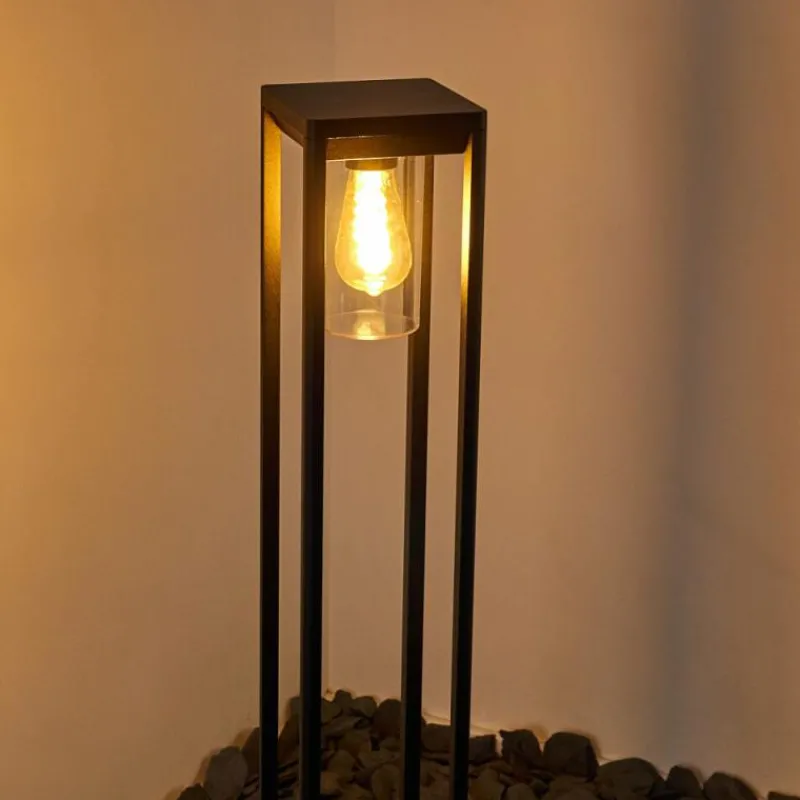 hofstein Borne lumineuse Baoshan Noir, 1 lumière