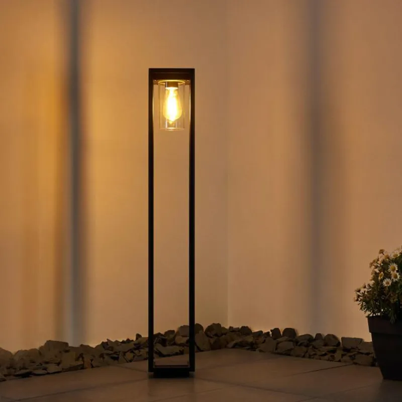 hofstein Borne lumineuse Baoshan Noir, 1 lumière