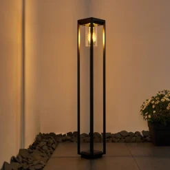 hofstein Borne lumineuse Baoshan Noir, 1 lumière