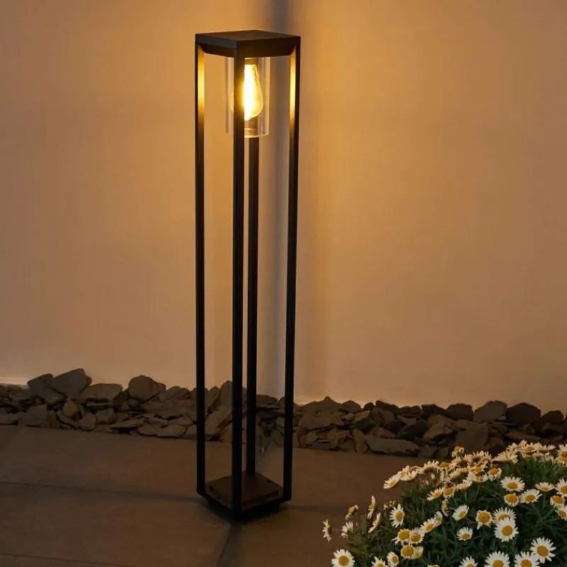 hofstein Borne lumineuse Baoshan Noir, 1 lumière