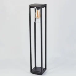 hofstein Borne lumineuse Baoshan Noir, 1 lumière, Détecteur de mouvement