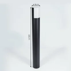 hofstein Borne lumineuse Baulund LED Noir, 1 lumière