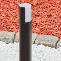 hofstein Borne lumineuse Baulund LED Noir, 1 lumière