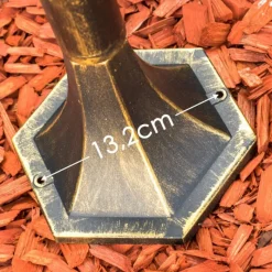 Lampes Dorées-hofstein Borne lumineuse BORKAN Brun doré, 1 lumière