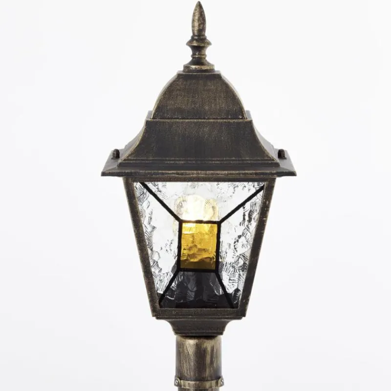 Luminaires Rustiques-Luminaires Brilliant Borne lumineuse Brilliant Janel Noir, 1 lumière