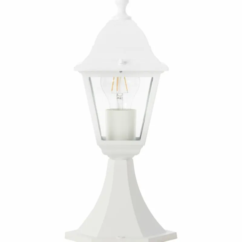 Luminaires Rustiques-Luminaires Brilliant Borne lumineuse Brilliant Nissie Blanc, 1 lumière