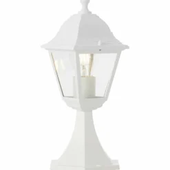 Luminaires Rustiques-Luminaires Brilliant Borne lumineuse Brilliant Nissie Blanc, 1 lumière