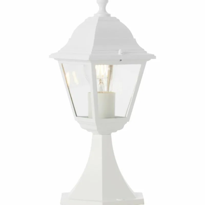 Luminaires Rustiques-Luminaires Brilliant Borne lumineuse Brilliant Nissie Blanc, 1 lumière