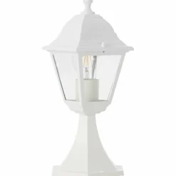 Luminaires Rustiques-Luminaires Brilliant Borne lumineuse Brilliant Nissie Blanc, 1 lumière