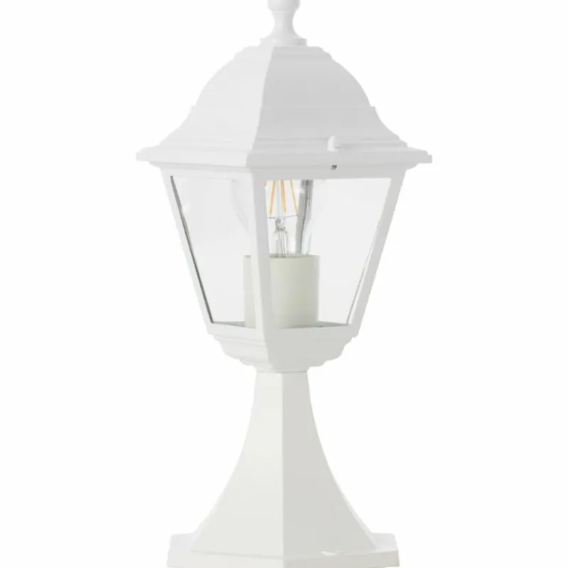 Luminaires Rustiques-Luminaires Brilliant Borne lumineuse Brilliant Nissie Blanc, 1 lumière