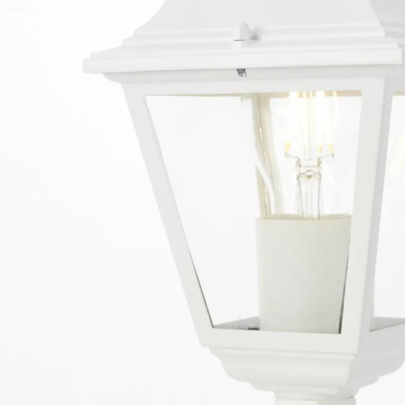 Luminaires Rustiques-Luminaires Brilliant Borne lumineuse Brilliant Nissie Blanc, 1 lumière