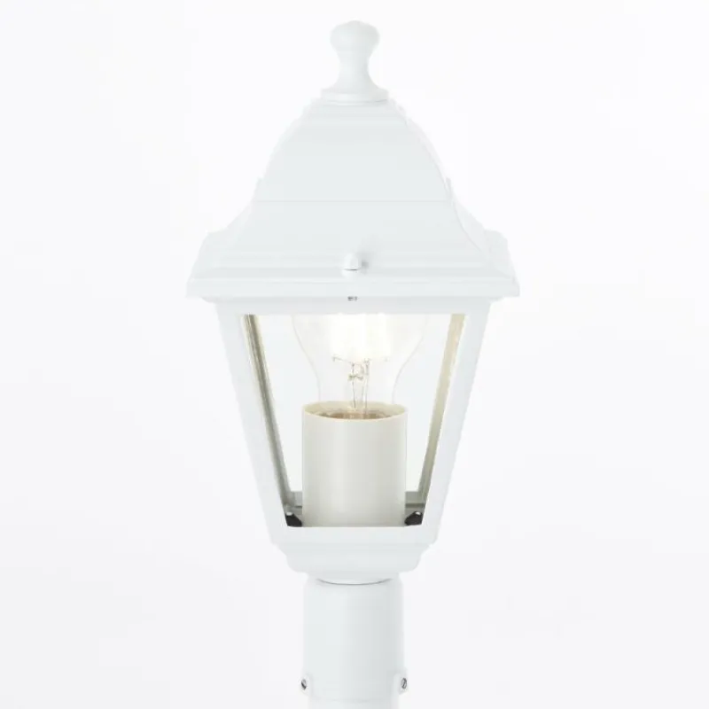 Luminaires Rustiques-Luminaires Brilliant Borne lumineuse Brilliant Nissie Blanc, 1 lumière