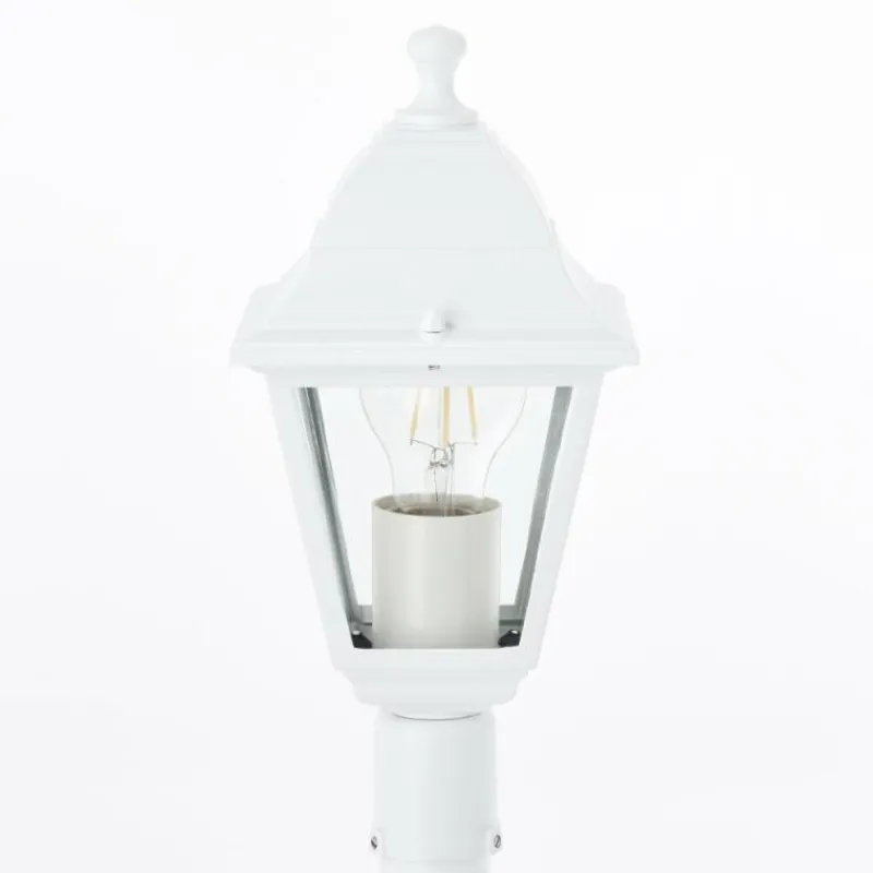 Luminaires Rustiques-Luminaires Brilliant Borne lumineuse Brilliant Nissie Blanc, 1 lumière