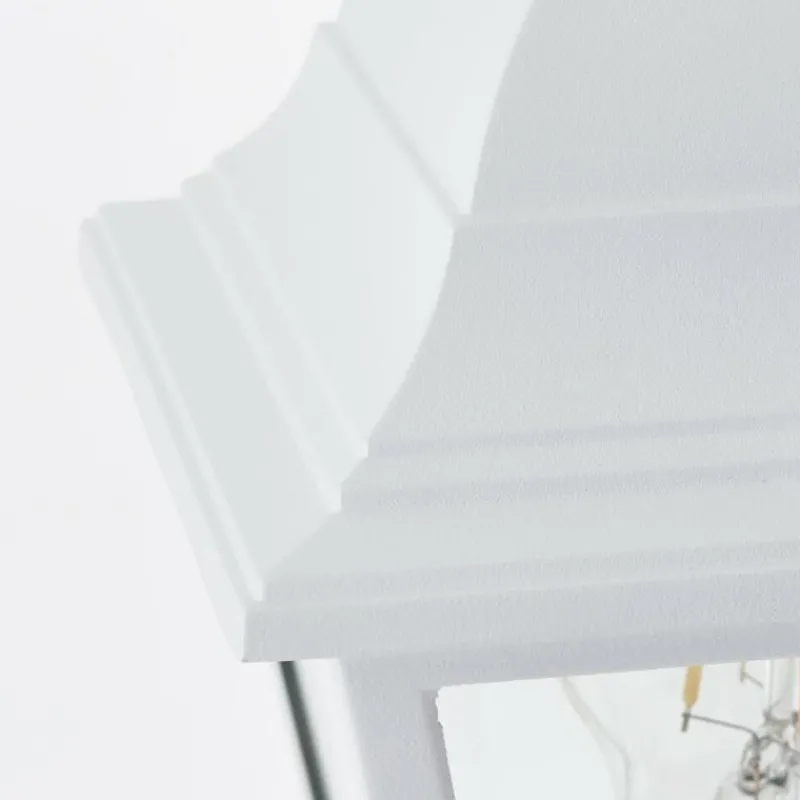 Luminaires Rustiques-Luminaires Brilliant Borne lumineuse Brilliant Nissie Blanc, 1 lumière